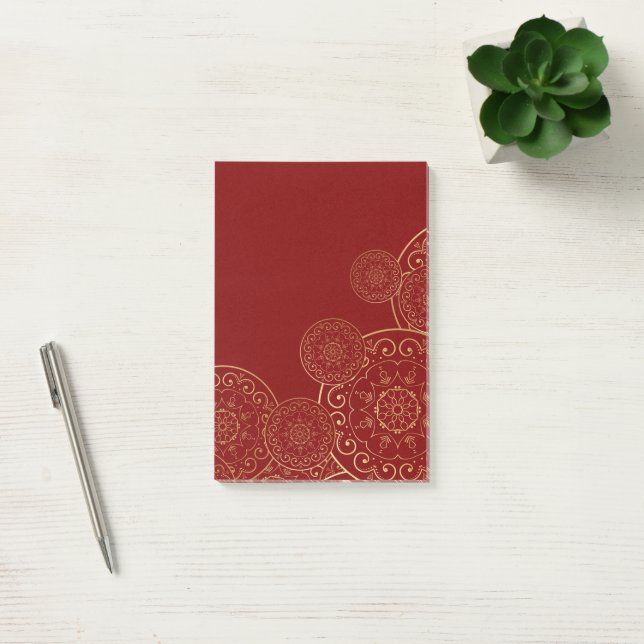 Bloco De Notas Mandala de Luxo 50 (Escritótio)