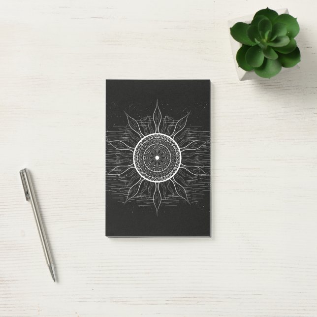 Bloco De Notas Mandala do Sol 2 (Escritótio)