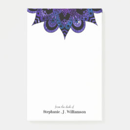 Bloco De Notas Mandala Galaxy Name Posta-It Notes