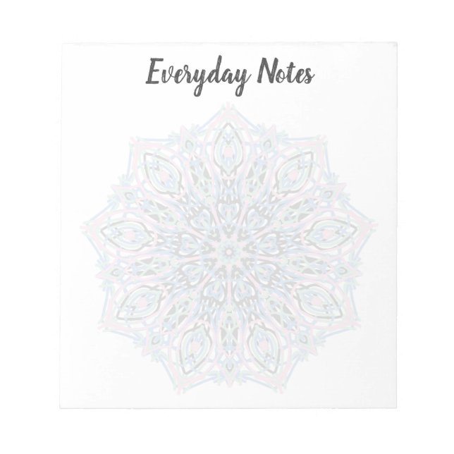 Bloco De Notas Mandala Spiritual Personalized. (Frente)