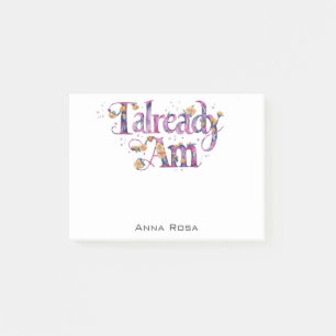 Bloco De Notas *~* Manifest AP85 Gratidão Floral JÁ AM 9