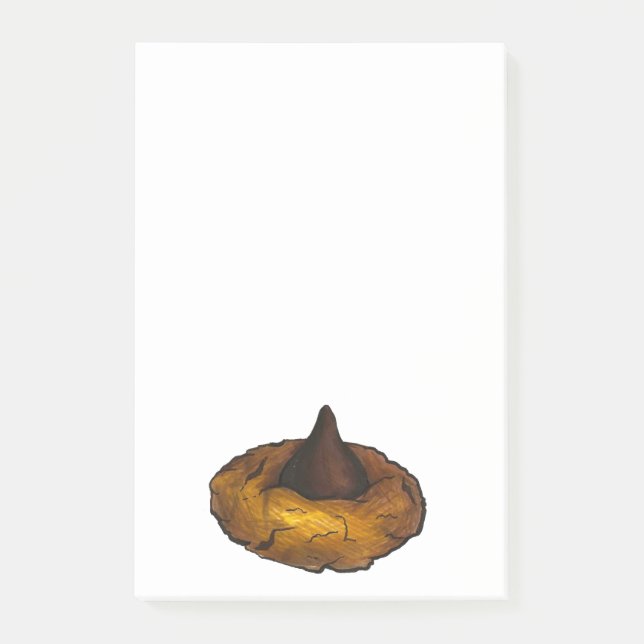 Bloco De Notas Manteiga de amendoim Chocolate Flor Cookie Baking (Frente)