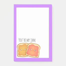 Bloco De Notas Manteiga De Amendoim E Torrada De Morango