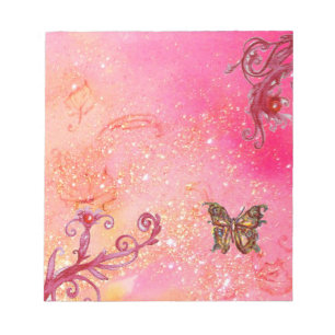 BLOCO DE NOTAS MANTEIGA EM PINK FUCHSIA ESPUKLES