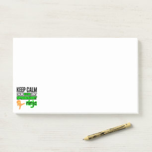 Bloco De Notas Manter Calmo EXCELlent SPREADSHEET NINJA