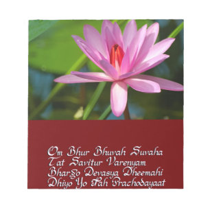 Bloco De Notas Mantra Gayatri