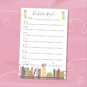 Bloco De Notas Manuais de Aquarela para Ler Lista de Notas de Pos