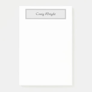 Bloco De Notas Manuscrito Clássico Simples Profissional