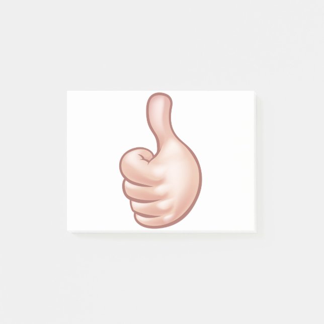 Bloco De Notas Mão de desenho animado (Frente)