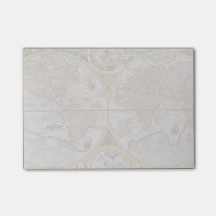 Bloco De Notas Mapa do mundo medieval desde 1525