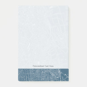 Bloco De Notas Mapa gráfico de Boston