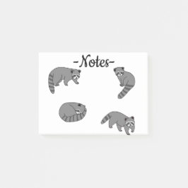 Bloco De Notas Mapaches