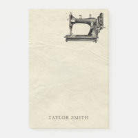 Máquina de costura antiga com nome