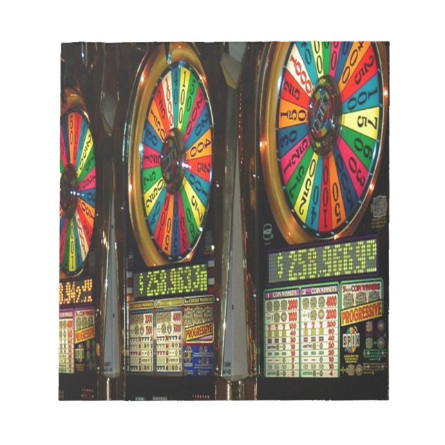 Bloco De Notas Máquinas De Slot Las Vegas (Frente)