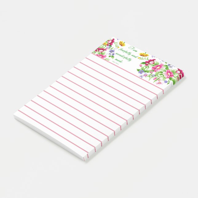 Bloco De Notas Maravilhosamente feito (Inclinado)