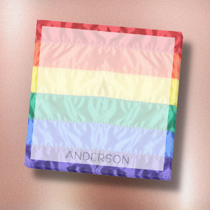 Bloco De Notas Marca arco-íris Marca LGBT orgulho arco-íris nome