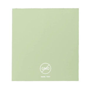 Bloco De Notas Marca natural personalizada ecológica sem OGM