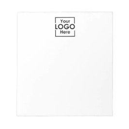 Bloco De Notas Marca personalizada de logotipo de empresa simples