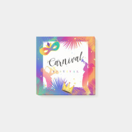 Bloco De Notas Mardi Gras Music Carnival (Fleur de Lis)