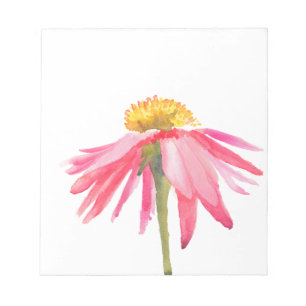 Bloco De Notas Margarida cor-de-rosa
