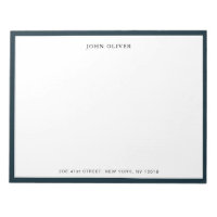 Marinho Blue Border Business Formal