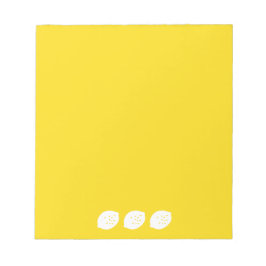 Bloco De Notas Marinho Blue Lemon Art - Refrescando o Citrus Desi