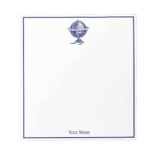 Bloco De Notas Marinho de desenho do planeta Vintage