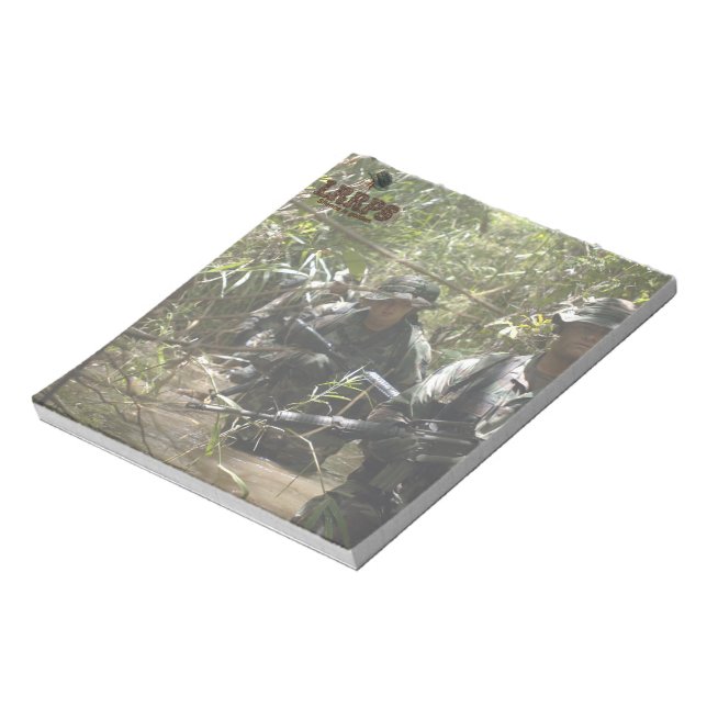 Bloco De Notas Marinho do exército marines lrrrp lrrrps reon lurs (Invertido)