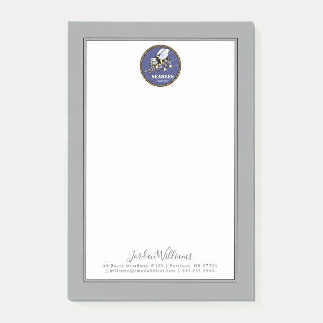 Bloco De Notas Marinho dos EUA | Céus (Frente)