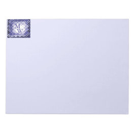 Bloco De Notas Marinho Quadrado Dimensional-MW