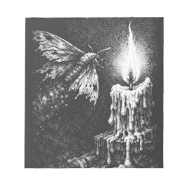Bloco De Notas Mariposa para a Chama — por BurnsInHell