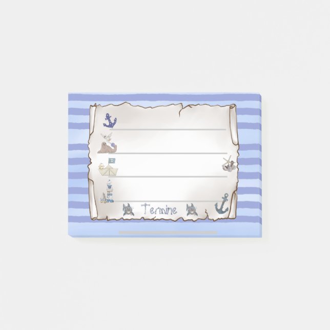 Bloco De Notas Maritim  (Frente)