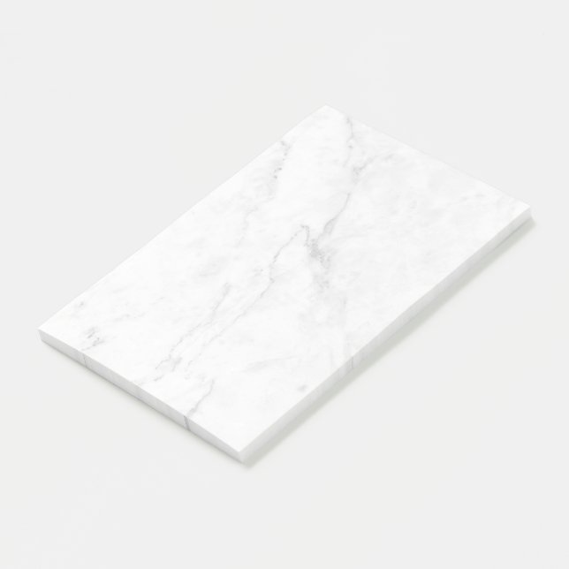 Bloco De Notas Mármore Branco (Inclinado)