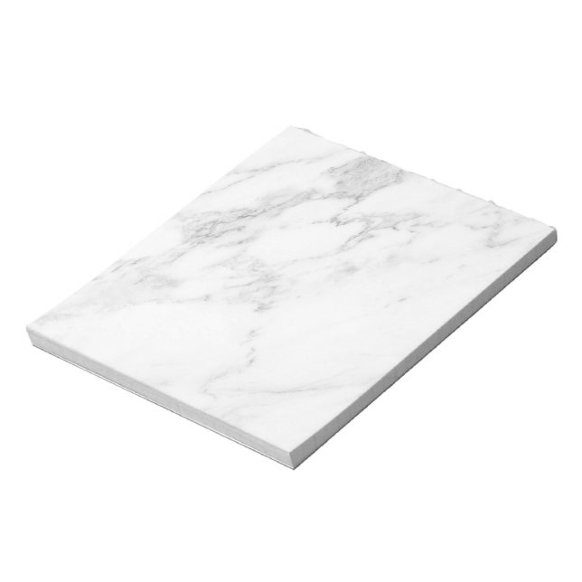 Bloco De Notas Mármore Branco (Invertido)