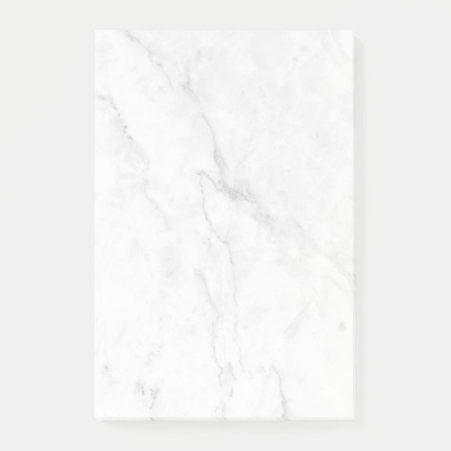 Bloco De Notas Mármore Branco (Frente)