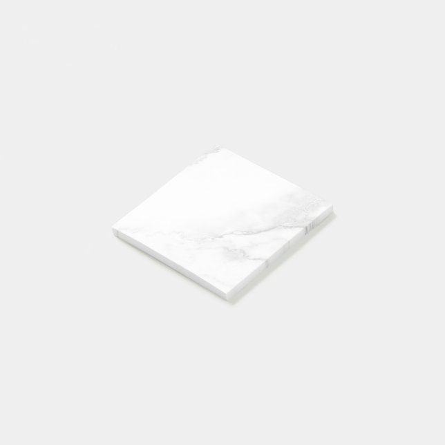 Bloco De Notas Mármore Branco (Inclinado)