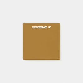 Bloco De Notas Marrom