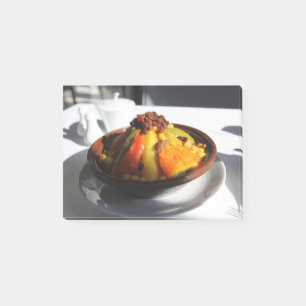 Bloco De Notas Marroquino - Comida do Marrocos