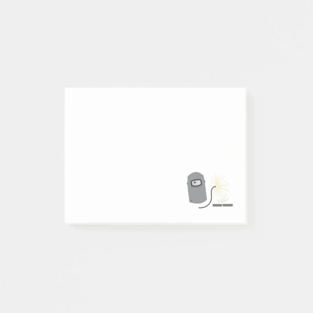 Bloco De Notas Máscara de soldadura e tocha (Frente)