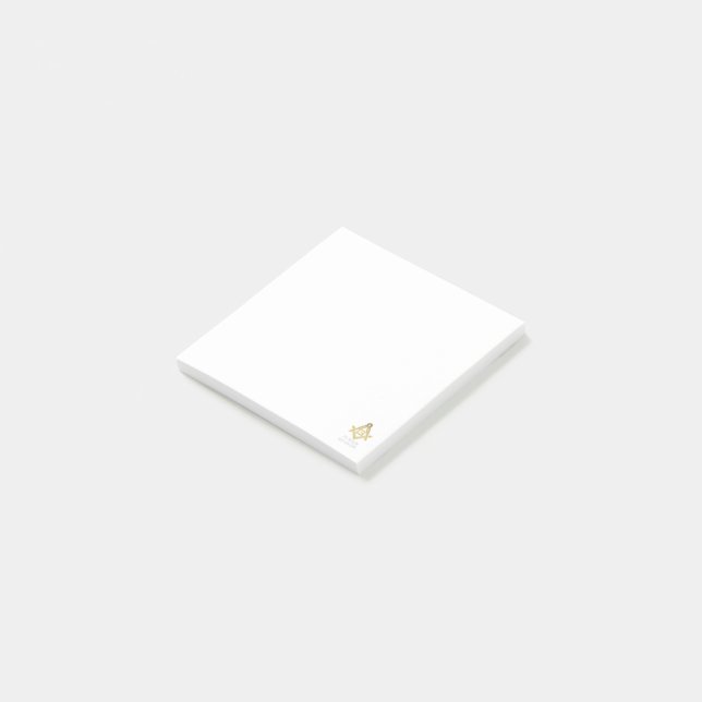 Bloco De Notas Masonic Ouro Rush (Inclinado)