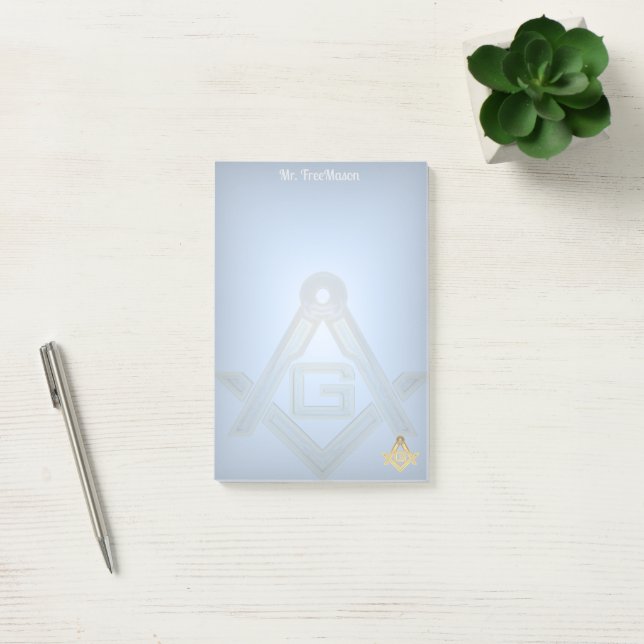 Bloco De Notas Masonic Ouro Rush (Escritótio)