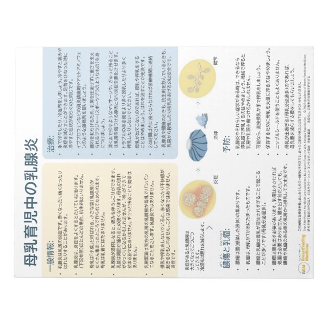 Bloco De Notas Mastite em Aleitamento Rasgos (Japonês) (Frente)