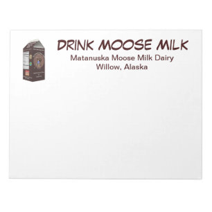 Bloco De Notas Matanuska Moose Milk