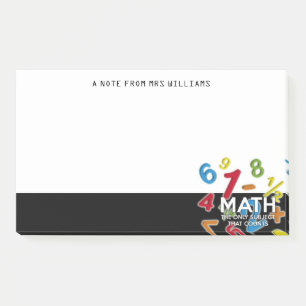 Bloco De Notas Matemática a Única Disciplina Que Conta