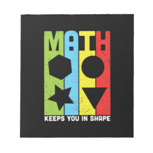 Bloco De Notas Matemática do professor de matemática mantém você