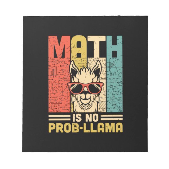 Bloco De Notas Matemática Do Professor De Matemática Não É Proble (Frente)