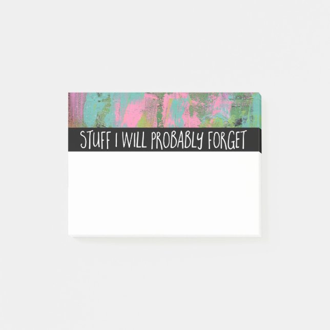 Bloco De Notas Material que eu esquecerei provavelmente (Frente)