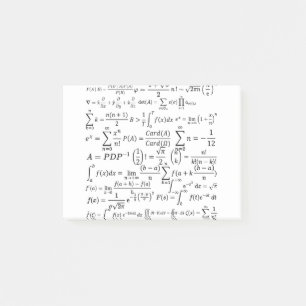 Bloco De Notas math equations and formulas