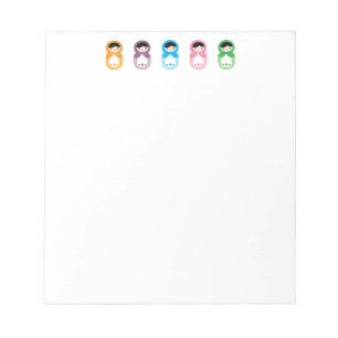 Bloco De Notas Matryoshka Dolls