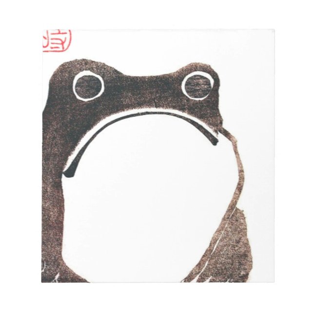 Bloco De Notas Matsumoto Hoji Frog (Frente)
